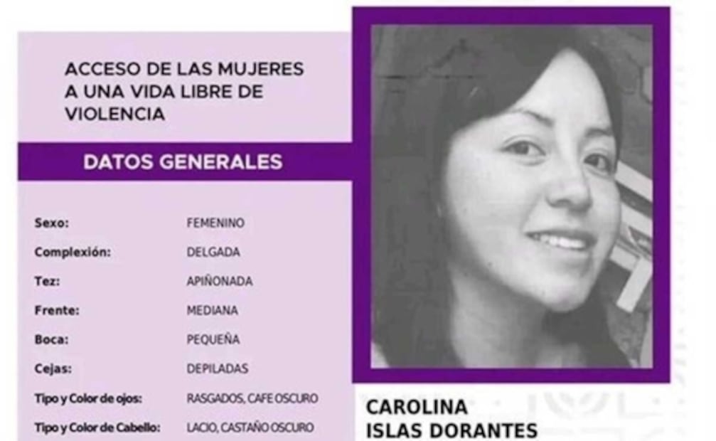 Identifican el cuerpo de Carolina Islas; fiscalía de Morelos declinará el caso a la CDMX
