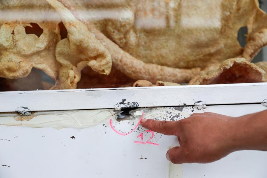 Ataque a carnicería de Tultitlán. Foto: Diego Simón / El Universal