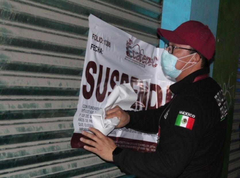 Suspenden bares y centros de entretenimiento abiertos en Ecatepec 