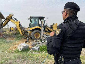 Recuperan suelo de conservación en Tláhuac con operativo en asentamientos humanos irregulares