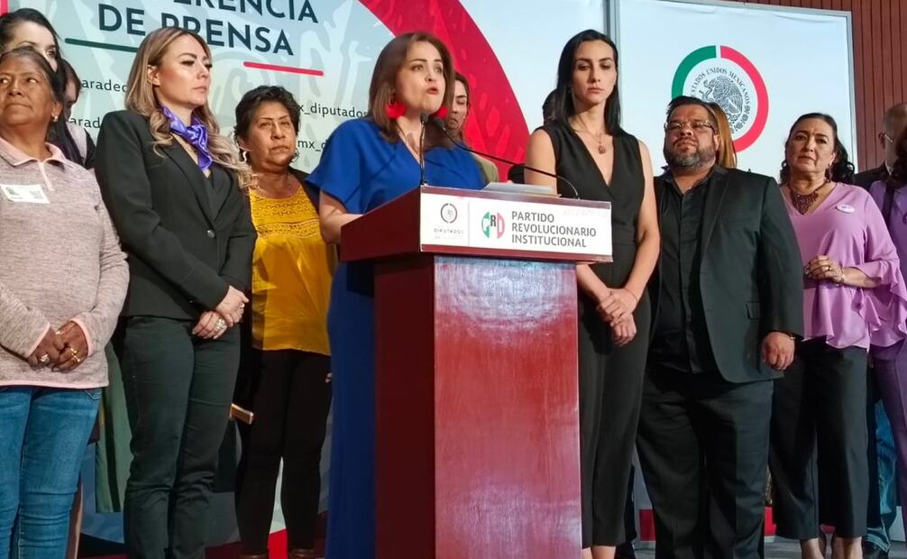 “Exhortamos al Poder Judicial del Estado de México para que en el desahogo de las siguientes etapas de impartición de justicia, del caso de abuso sexual de la menor de cuatro años”, mencionó la diputada priista Ana Lilia Herrera. Foto: Enrique Gómez. EL UNIVERSAL