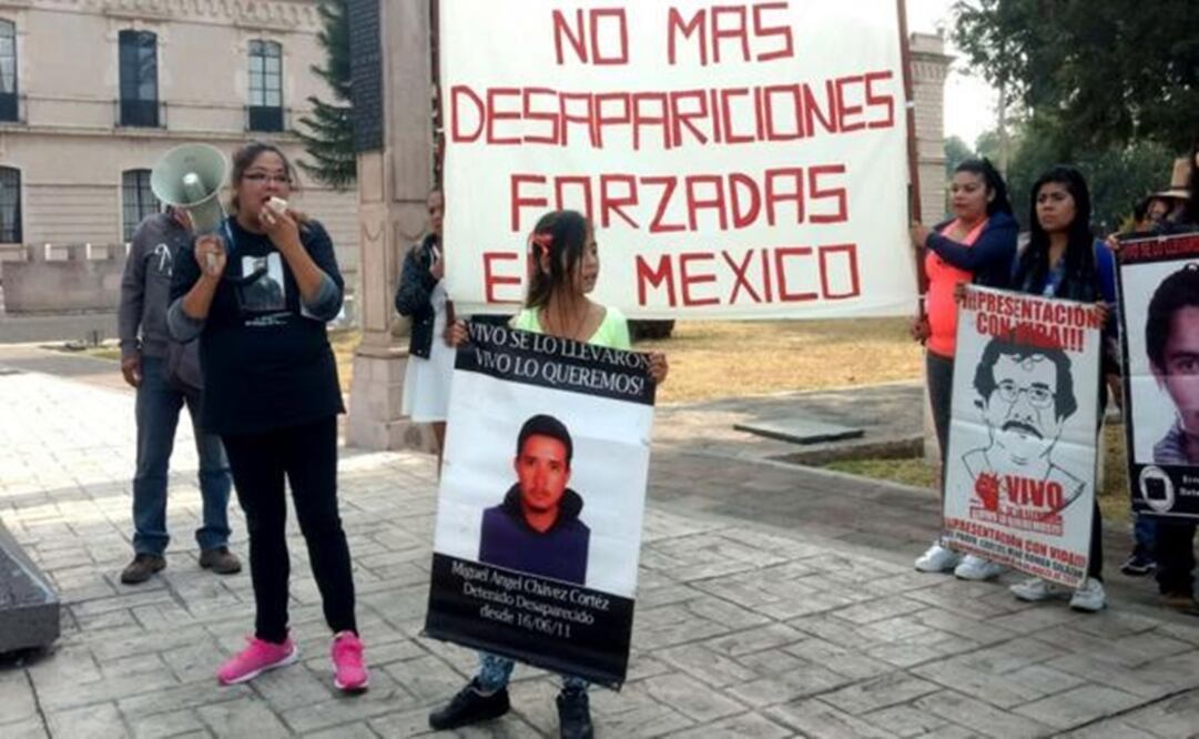 Protest against forced disappearances - File photo/EL UNIVERSAL