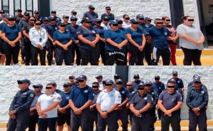 Detienen a 59 policías de Cintalapa y a 4 integrantes del Cártel Chiapas-Guatemala; agentes están acusados de uso indebido de condecoraciones y uniformes