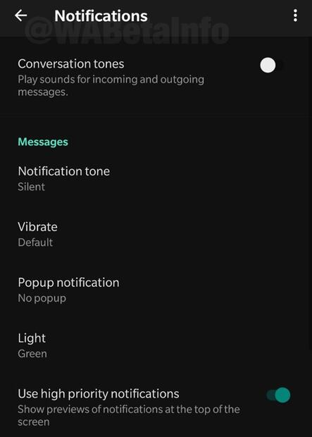 Modo oscuro de WhatsApp, filtran imágenes de cómo lucirá