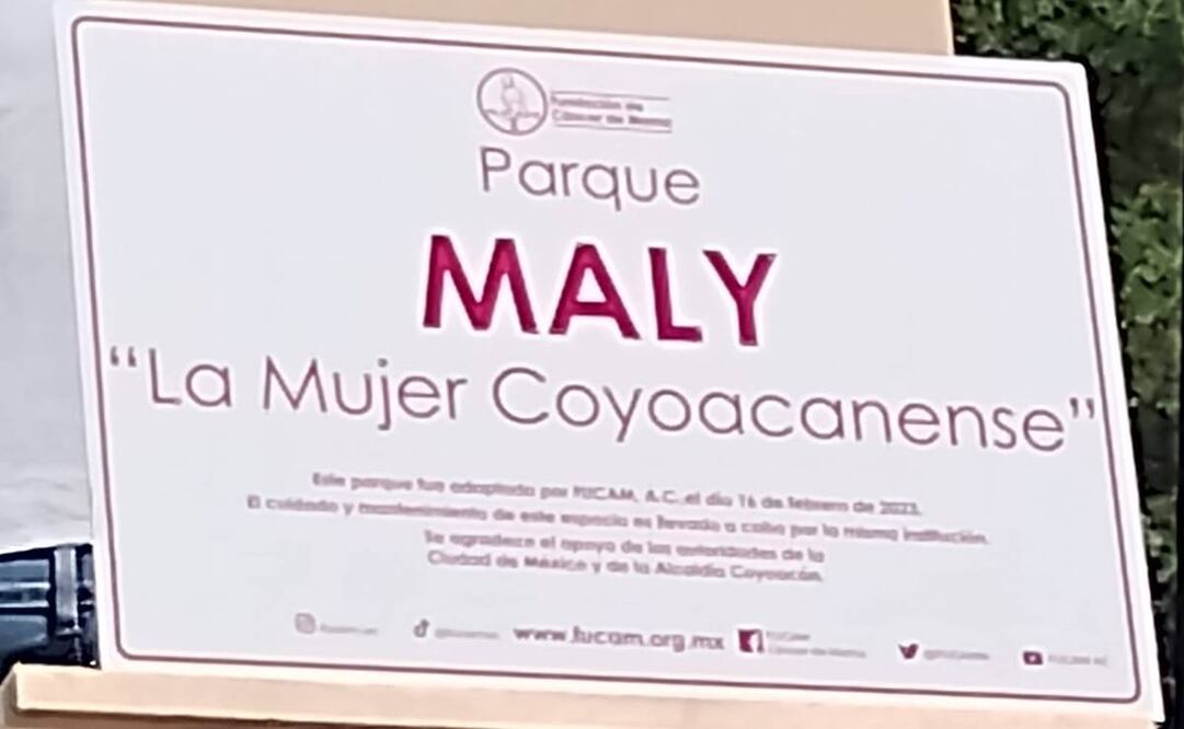 FUCAM devela placa en conmemoración a mujeres con cáncer / Foto: Especial