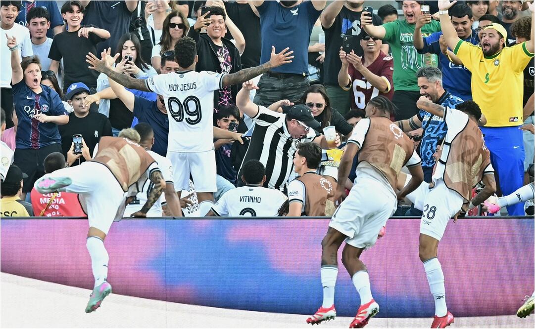 Botafogo le pegó al PSG en el Mundial de Clubes. FOTO: AFP