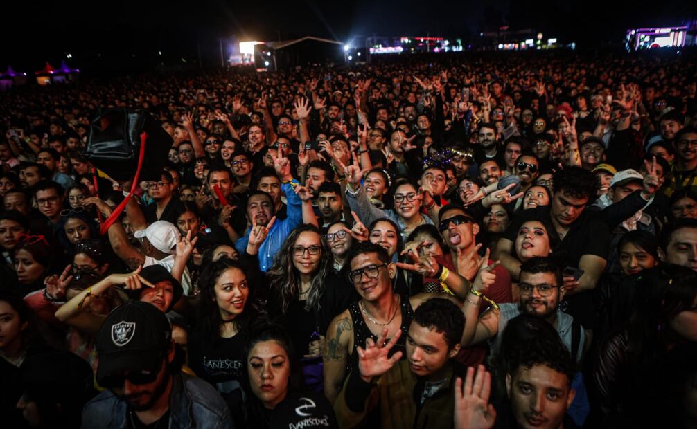 Presentación de la banda estadounidense Evanescence durante la primera edición del Festival Hera en el Autódromo Hermanos Rodríguez Foto: Gabriel Pano / EL UNIVERSAL