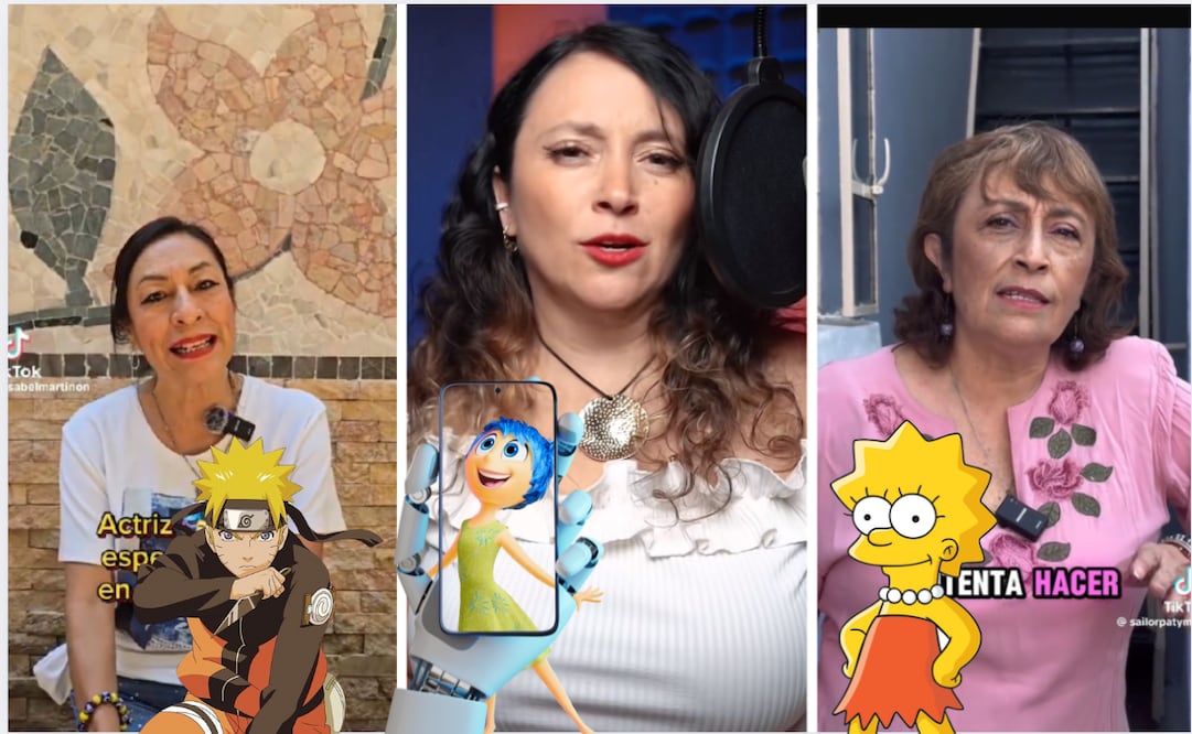 Actores de doblaje mexicanos rechazan el uso de IA en películas y series.
Foto: Captura de pantalla en Tiktok