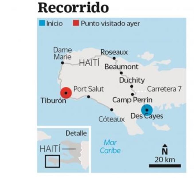 Tiburón. El poblado rodeado por la destrucción