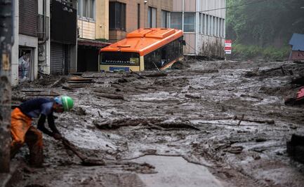 Fuertes lluvias en Japón dejan 2 muertos y una veintena de desaparecidos por deslizamiento de tierra