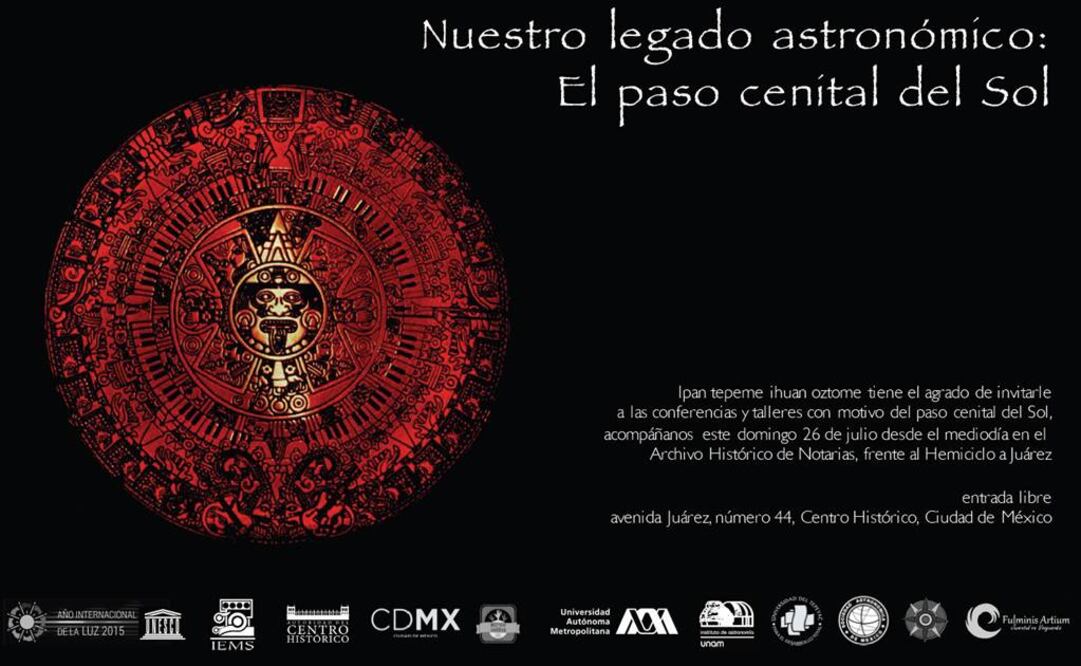 Invitan a jornada de astronomía ancestral en la Alameda central