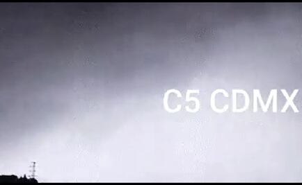 Se registra lluvia ligera en 5 delegaciones de CDMX