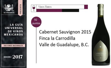 Guía Universal de vinos: Finca La Carrodilla Cabernet Sauvignon 2015