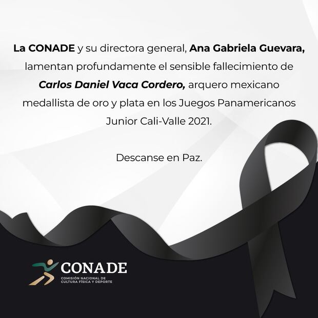 Conade lamenta la muerte de Carlos Vaca - Foto: Conade