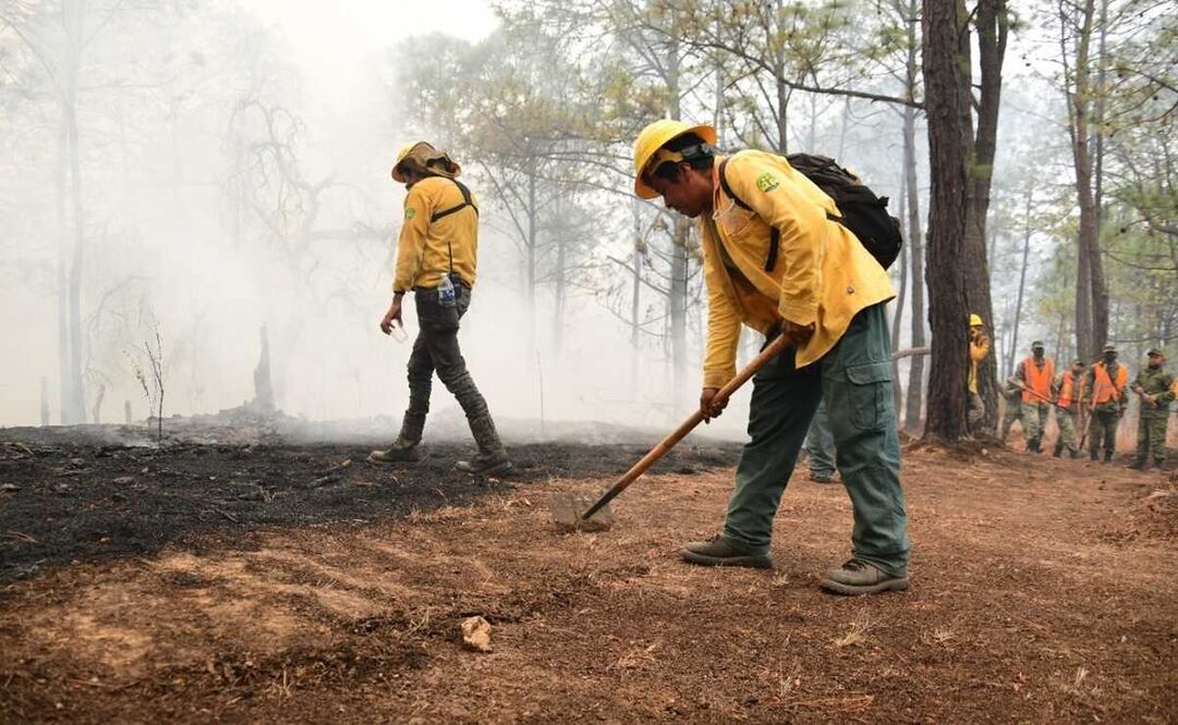 El incendio inició a las 14:00 horas del miércoles 20 de abril, cuando se registró el primer reporte de este siniestro. Foto: especial