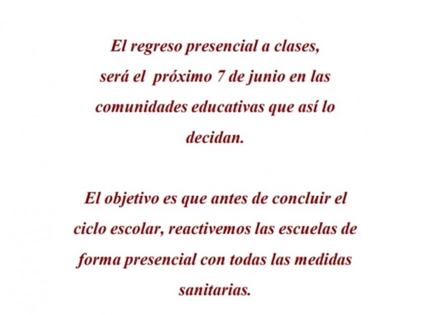 Anuncian regreso presencial a clases para el 7 de junio en CDMX