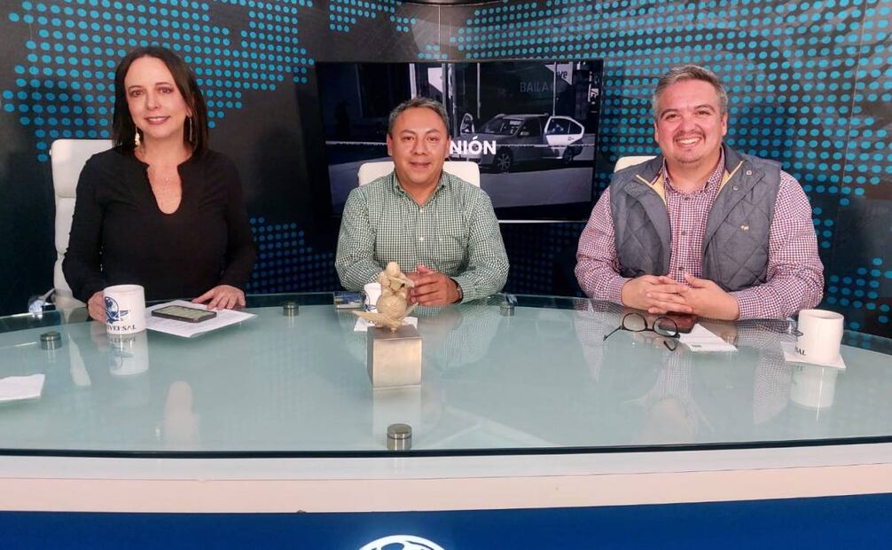 Armando Rodríguez Luna, especialista en Seguridad, en el programa Con los de Casa, con Maite Azuela y Silber Meza. Foto: Julio Suárez/ EL UNIVERSAL