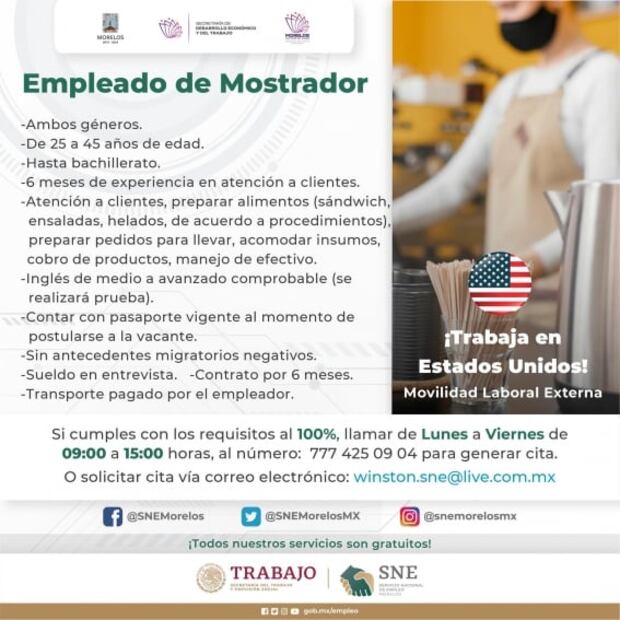 Empleos en el extranjero para trabajadores de la hospitalidad y la gastronomía 