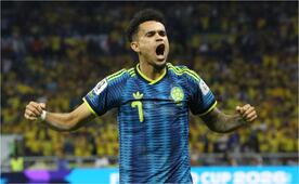 Luis Díaz cumple su sueño en México y marca con Colombia en un Mundial