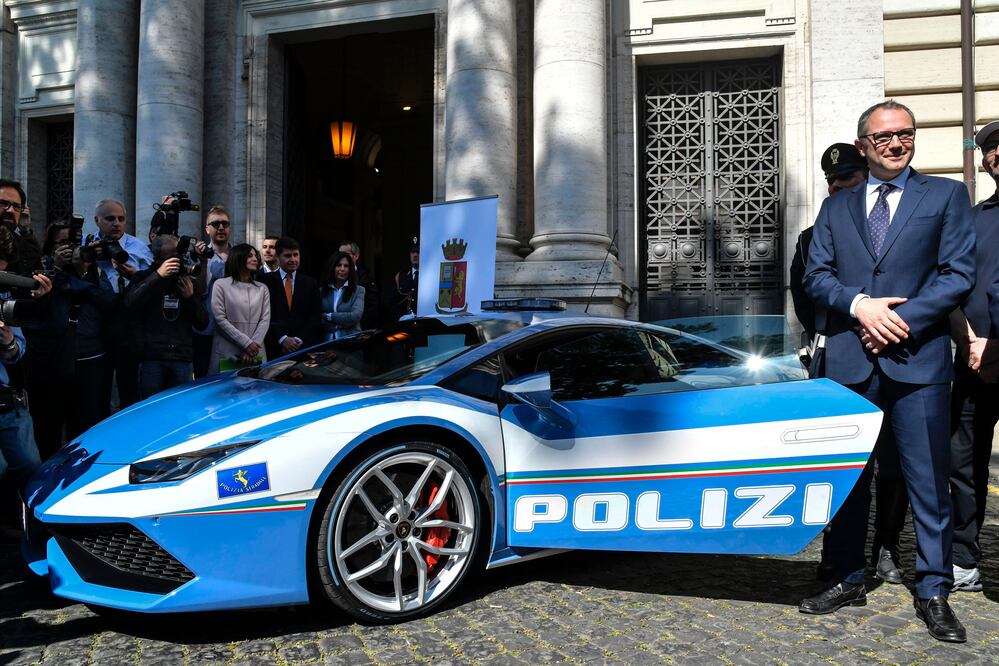 Un Lamborghini Huracan para la policía