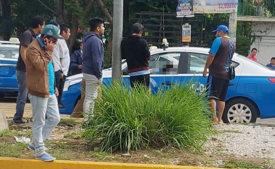 Taxista asesinado en el interior de su auto. (FOTO: especial)
