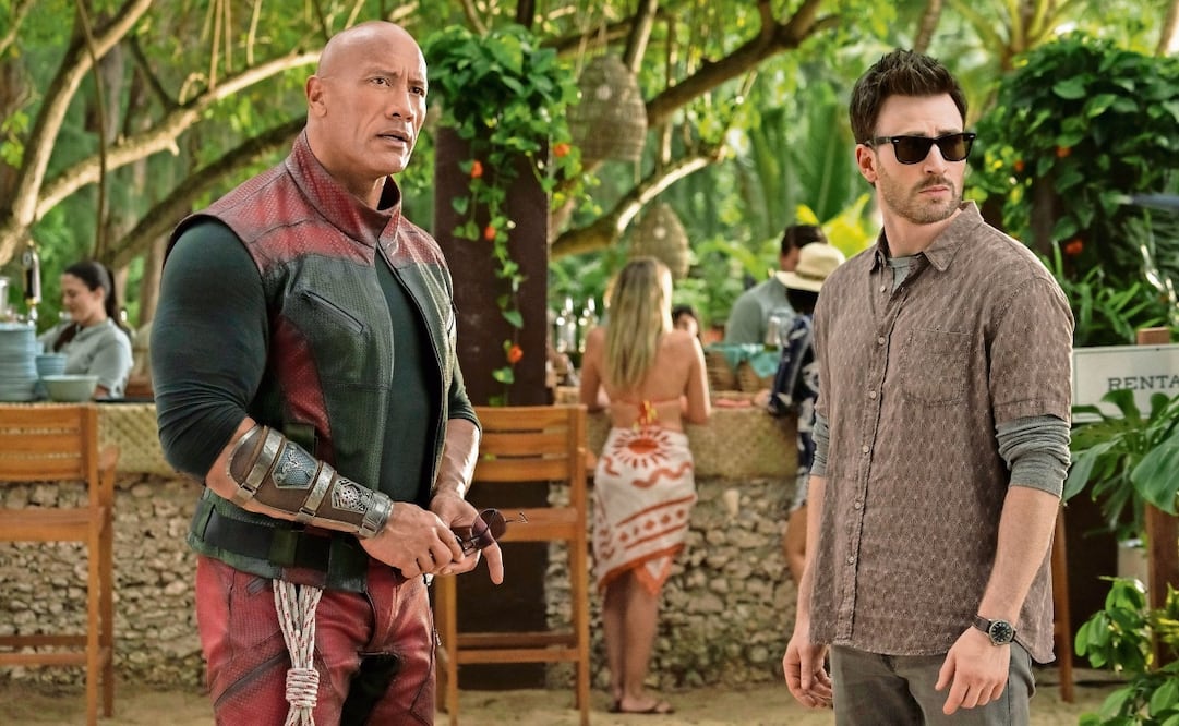 La Roca comparte pantalla con Chris Evans. Foto: Hugo Salvador | El Universal