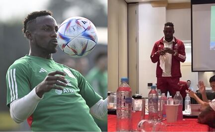 Julián Quiñones sufre su primera novatada con la Selección Mexicana