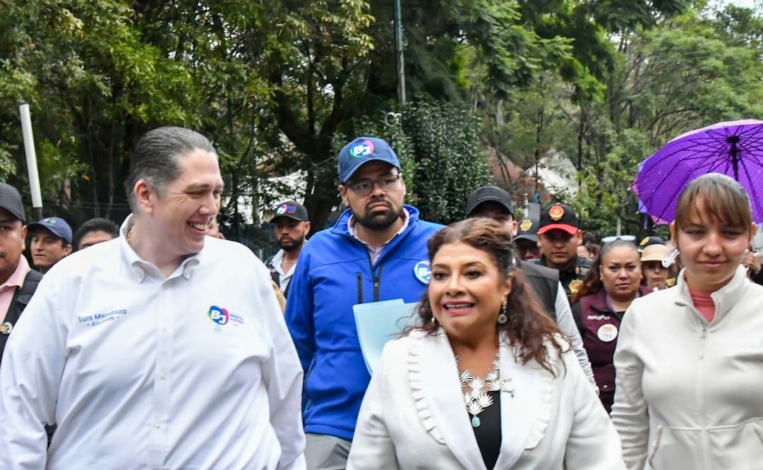 Luis Mendoza destaca la buena coordinación con la Jefa de Gobierno para resolver los problemas de los vecinos de la alcaldía Benito Juárez.
Foto: Especial.