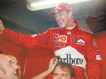 Subastaron el Ferrari con el que Michael Schumacher fue campeón en 2003 y se convirtió en el más caro de la historia