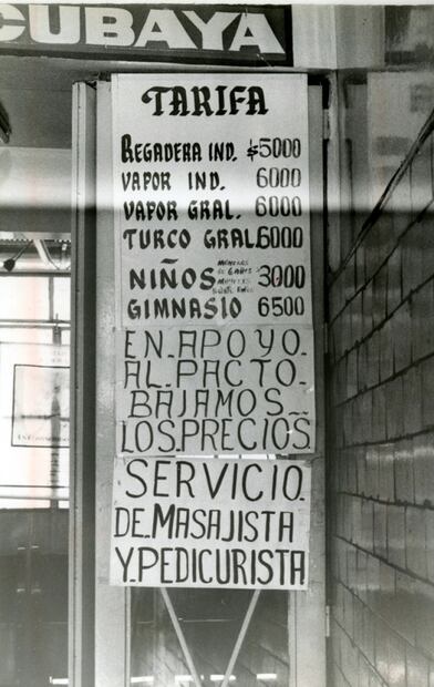 Las cuatro formas de bañarse en 1917