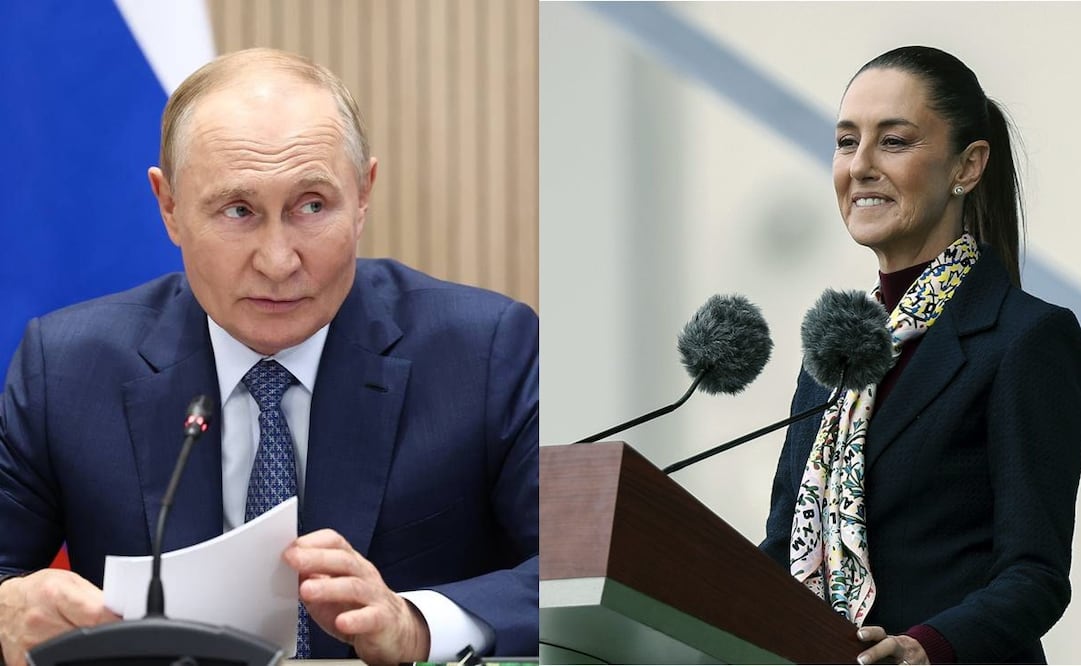 Putin declina invitación a toma de posesión de Claudia Sheinbaum. Foto: especial