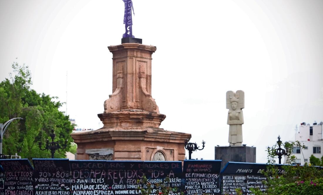 La Joven de Amajac llega a Reforma. Foto. Berenice Fregoso