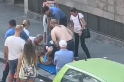 Rescate dramático en Italia: bebé de tres años cae de un quinto piso y un hombre la atrapa en el aire