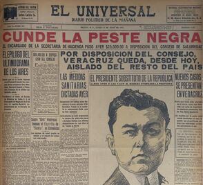 Después de la influenza, la peste atacó Veracruz en los años 20 