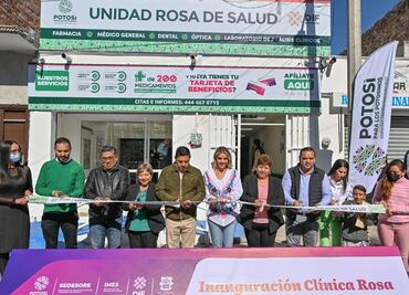 Ricardo Gallardo inaugura clínica rosa en Villa de Reyes, SLP