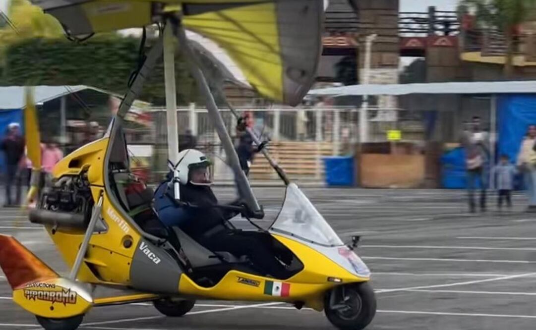 Antes de terminar impactado en los árboles, Martín Vaca alcanzó a tres de los asistentes, quienes solo resultaron con lesiones menores. Foto: Especial.