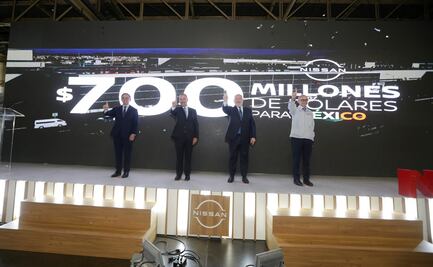 Nissan anuncia inversión de 700 mdd en México para los próximos 3 años