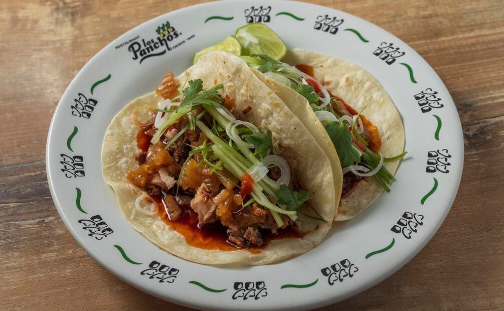 Tacos de carnitas de la chef Josefina Santacruz. Foto: Cortesía