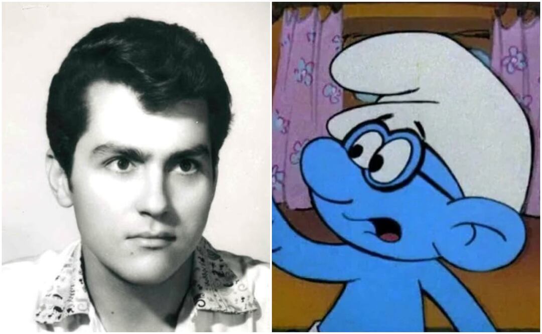 Eladio González Garza fue la primera voz de Pitufo Filósofo en "Los Pitufos".