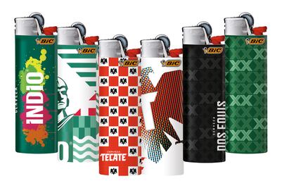 BIC lanza encendedores exclusivos con cervezas mexicanas en OXXO