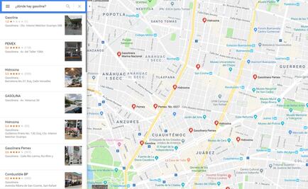¿Dónde hay y dónde no hay gasolina? Google Maps te orienta