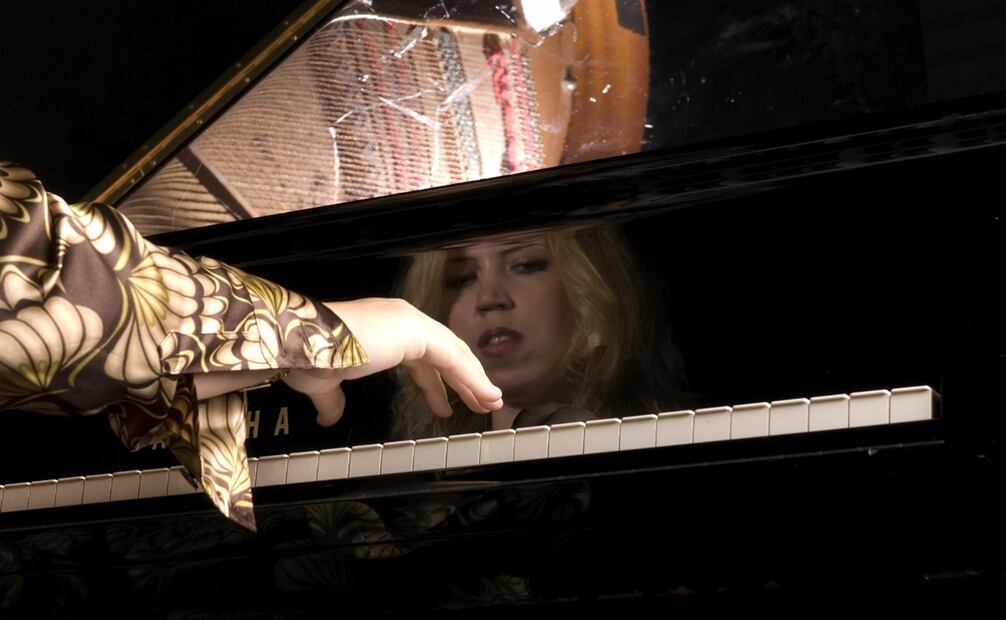 La pianista Gabriela Montero. Foto: AP Photo/Jim Cooper, Archivo EL UNIVERSAL.