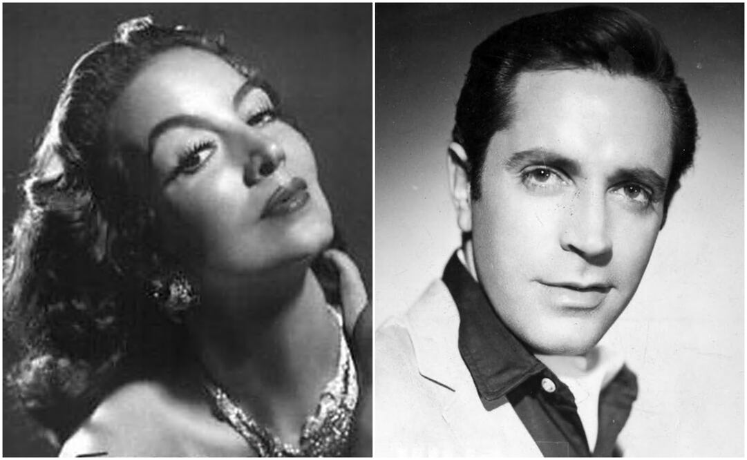 María Félix y Julio Alemán. Archivo EL UNIVERSAL