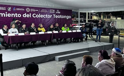 Obras de reforzamiento del Colector Teotongo serán divididas en tres tramos en Iztapalapa: Conagua; habrá alternativas viales