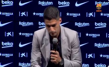 La emotiva despedida de Luis Suárez del Barcelona