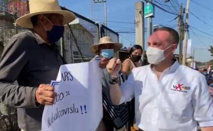 Con caravana, Rubalcava inició campaña en Cuajimalpa