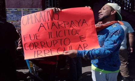 "Tal vez llegues tarde al trabajo, yo me quedé sin él"; empleados de bares protestan por Operativo Atarraya y bloquean Periférico Norte