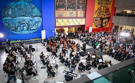 Orquesta Sinfónica del Estado de Hidalgo ofrece concierto en San Lázaro