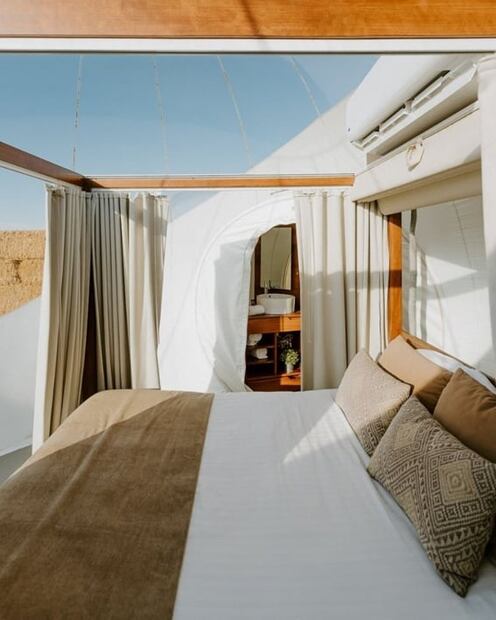 Un hotel burbuja y otros lugares para dormir en Valle de Guadalupe