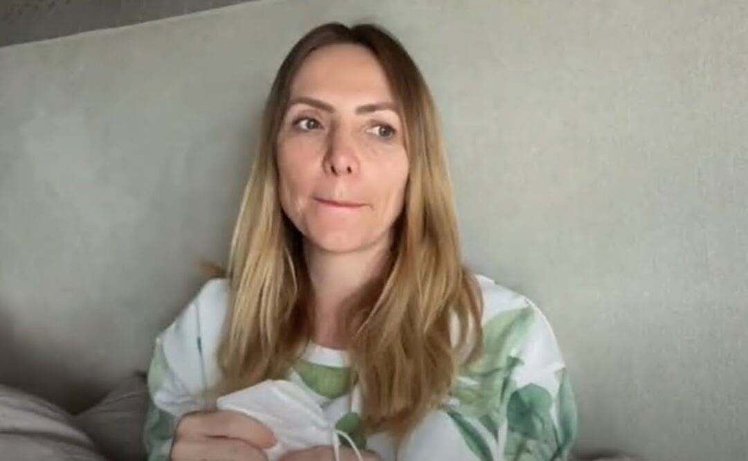 Érika Zaba, preocupada. Foto:Captura de pantalla